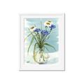 Picture of Street Flower In Bottle Water _GroupedProduct_Rectangle_Portrait_Framed_Matted_