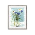 Picture of Street Flower In Bottle Water _GroupedProduct_Rectangle_Portrait_Framed_Matted_