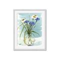 Picture of Street Flower In Bottle Water _GroupedProduct_Rectangle_Portrait_Framed_Matted_