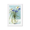 Picture of Street Flower In Bottle Water _GroupedProduct_Rectangle_Portrait_Framed_Matted_