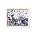 Picture of Modern Blue Floral _GroupedProduct_Rectangle_Landscape_Framed_Matted_