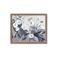 Picture of Modern Blue Floral _GroupedProduct_Rectangle_Landscape_Framed_Matted_