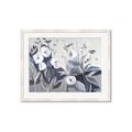 Picture of Modern Blue Floral _GroupedProduct_Rectangle_Landscape_Framed_Matted_