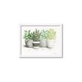 Picture of Pots With Flower _GroupedProduct_Rectangle_Landscape_Framed_Matted_