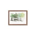 Picture of Pots With Flower _GroupedProduct_Rectangle_Landscape_Framed_Matted_