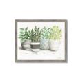 Picture of Pots With Flower _GroupedProduct_Rectangle_Landscape_Framed_Matted_