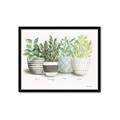 Picture of Pots With Flower _GroupedProduct_Rectangle_Landscape_Framed_Matted_