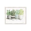 Picture of Pots With Flower _GroupedProduct_Rectangle_Landscape_Framed_Matted_