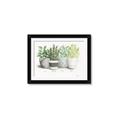Picture of Pots With Flower _GroupedProduct_Rectangle_Landscape_Framed_Matted_