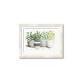 Picture of Pots With Flower _GroupedProduct_Rectangle_Landscape_Framed_Matted_