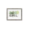 Picture of Pots With Flower _GroupedProduct_Rectangle_Landscape_Framed_Matted_