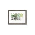Picture of Pots With Flower _GroupedProduct_Rectangle_Landscape_Framed_Matted_