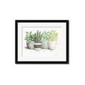 Picture of Pots With Flower _GroupedProduct_Rectangle_Landscape_Framed_Matted_