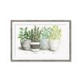 Picture of Pots With Flower _GroupedProduct_Rectangle_Landscape_Framed_Matted_