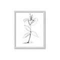 Picture of Single Flower VIII _GroupedProduct_Rectangle_Portrait_Framed_Matted_
