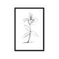 Picture of Single Flower VIII _GroupedProduct_Rectangle_Portrait_Framed_Matted_