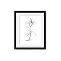 Picture of Single Flower VIII _GroupedProduct_Rectangle_Portrait_Framed_Matted_