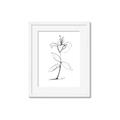 Picture of Single Flower VIII _GroupedProduct_Rectangle_Portrait_Framed_Matted_