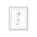 Picture of Single Flower VIII _GroupedProduct_Rectangle_Portrait_Framed_Matted_