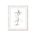 Picture of Single Flower VIII _GroupedProduct_Rectangle_Portrait_Framed_Matted_