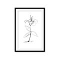 Picture of Single Flower VIII _GroupedProduct_Rectangle_Portrait_Framed_Matted_