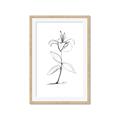 Picture of Single Flower VIII _GroupedProduct_Rectangle_Portrait_Framed_Matted_