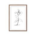 Picture of Single Flower VIII _GroupedProduct_Rectangle_Portrait_Framed_Matted_
