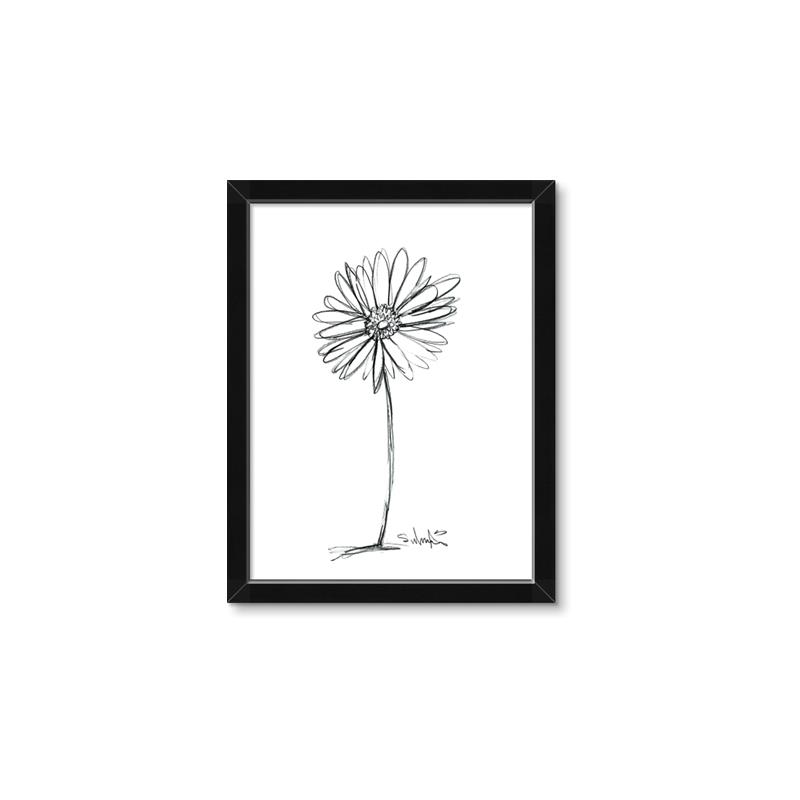 Picture of Single Flower VII  _GroupedProduct_Rectangle_Portrait_Framed_Matted_