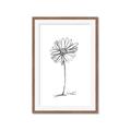 Picture of Single Flower VII  _GroupedProduct_Rectangle_Portrait_Framed_Matted_