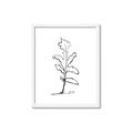 Picture of Single Flower V _GroupedProduct_Rectangle_Portrait_Framed_Matted_