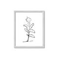 Picture of Single Flower V _GroupedProduct_Rectangle_Portrait_Framed_Matted_