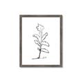 Picture of Single Flower V _GroupedProduct_Rectangle_Portrait_Framed_Matted_
