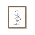 Picture of Single Flower V _GroupedProduct_Rectangle_Portrait_Framed_Matted_