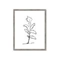 Picture of Single Flower V _GroupedProduct_Rectangle_Portrait_Framed_Matted_