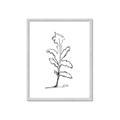 Picture of Single Flower V _GroupedProduct_Rectangle_Portrait_Framed_Matted_