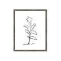 Picture of Single Flower V _GroupedProduct_Rectangle_Portrait_Framed_Matted_