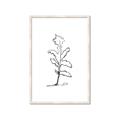 Picture of Single Flower V _GroupedProduct_Rectangle_Portrait_Framed_Matted_