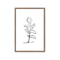 Picture of Single Flower V _GroupedProduct_Rectangle_Portrait_Framed_Matted_
