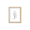 Picture of Single Flower V _GroupedProduct_Rectangle_Portrait_Framed_Matted_