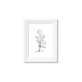 Picture of Single Flower V _GroupedProduct_Rectangle_Portrait_Framed_Matted_