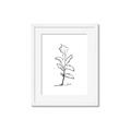 Picture of Single Flower V _GroupedProduct_Rectangle_Portrait_Framed_Matted_
