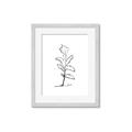 Picture of Single Flower V _GroupedProduct_Rectangle_Portrait_Framed_Matted_