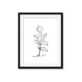 Picture of Single Flower V _GroupedProduct_Rectangle_Portrait_Framed_Matted_