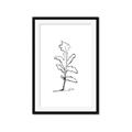 Picture of Single Flower V _GroupedProduct_Rectangle_Portrait_Framed_Matted_