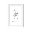 Picture of Single Flower V _GroupedProduct_Rectangle_Portrait_Framed_Matted_