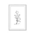 Picture of Single Flower V _GroupedProduct_Rectangle_Portrait_Framed_Matted_
