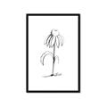 Picture of Single Flower IV _GroupedProduct_Rectangle_Portrait_Framed_Matted_