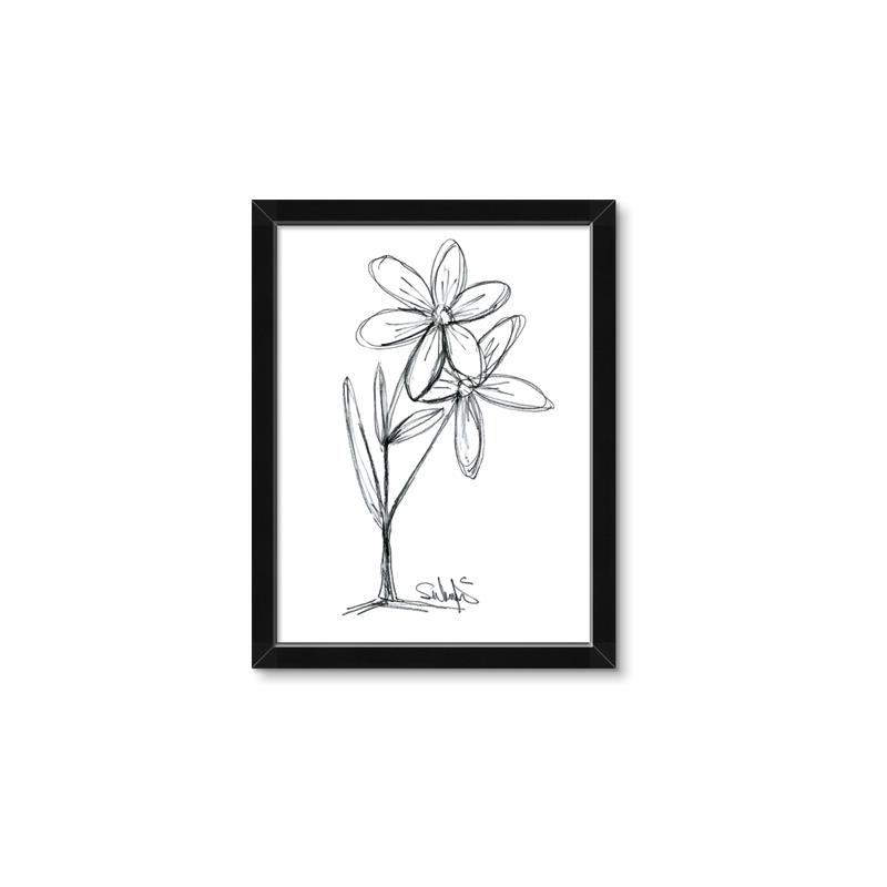 Picture of Single Flower III _GroupedProduct_Rectangle_Portrait_Framed_Matted_