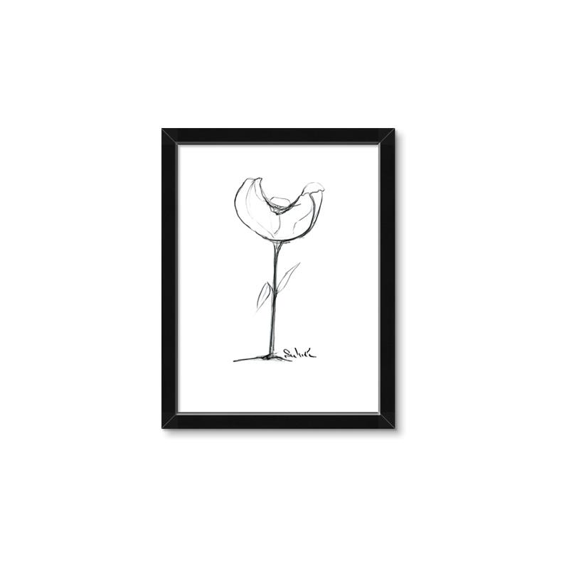 Picture of Single Flower II  _GroupedProduct_Rectangle_Portrait_Framed_Matted_
