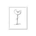 Picture of Single Flower II  _GroupedProduct_Rectangle_Portrait_Framed_Matted_